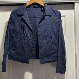 Navy blue cotton jacket